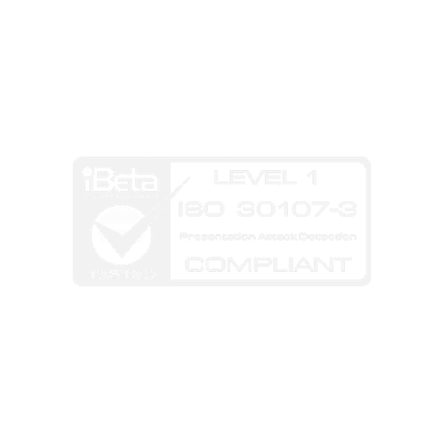 iBeta Level 1 ISO 30107-3 Compliant